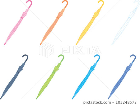 折疊長傘_8色套裝 103248572