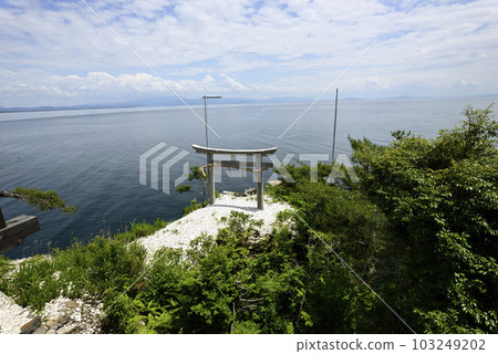 Tsukuosuma Shrine (Chikubushima Shrine) Ryujin Worship Place Miyazaki Torii 103249202