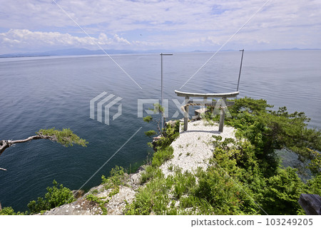 Tsukuosuma Shrine (Chikubushima Shrine) Ryujin Worship Place Miyazaki Torii 103249205