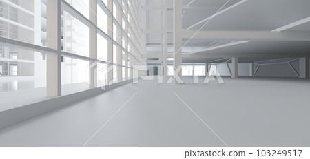 Luxury white abstract architectural minimalistic background. Contemporary showroom. Modern exhibition stand. Empty gallery. Backlight. Polygonal Graphic Design. 3D illustration and rendering. Luxury white abstract architectural minimalistic background. Contemporary showroom. Modern exhibition stand. Empty gallery. Backlight. Polygonal Graphic Design. 3D illustration and rendering. 103249517