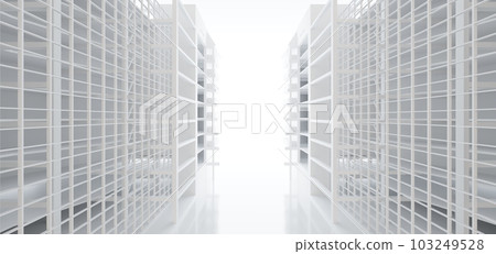 Luxury white abstract architectural minimalistic background. Contemporary showroom. Modern exhibition stand. Empty gallery. Backlight. Polygonal Graphic Design. 3D illustration and rendering. Luxury white abstract architectural minimalistic background. Contemporary showroom. Modern exhibition stand. Empty gallery. Backlight. Polygonal Graphic Design. 3D illustration and rendering. 103249528
