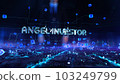 Angel Investor - businessman working with virtual reality at office. 103249799