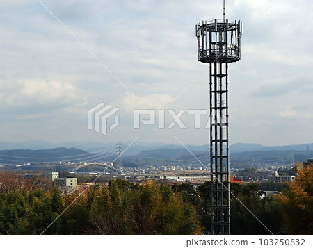 Telecommunication tower in Hirashiba Park Telecommunication tower in Hirashiba Park 103250832