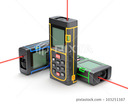 Three laser distance meter in XYZ direction 103251387