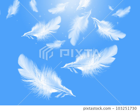 feathers fluttering down feathers fluttering down 103251730