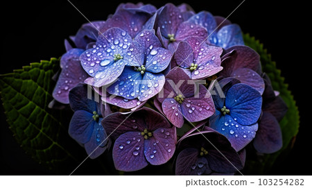 下雨天的繡球花(生成ai) 下雨天的繡球花(生成ai) 103254282