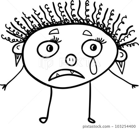 Cute microbe character Cute microbe character 103254400