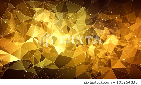 Golden polygonal abstract pattern background "AI generated image" Golden polygonal abstract pattern background "AI generated image" 103254833