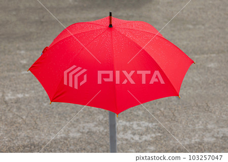 Red Umbrella Rainy Day Red Umbrella Rainy Day 103257047