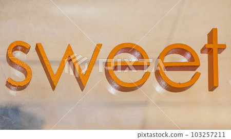 Sweet 3d Sign 103257211