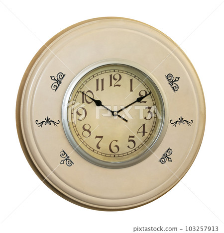 Round clock 103257913