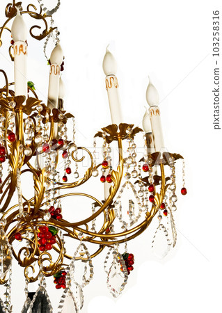 Chandelier isolated Chandelier isolated 103258316