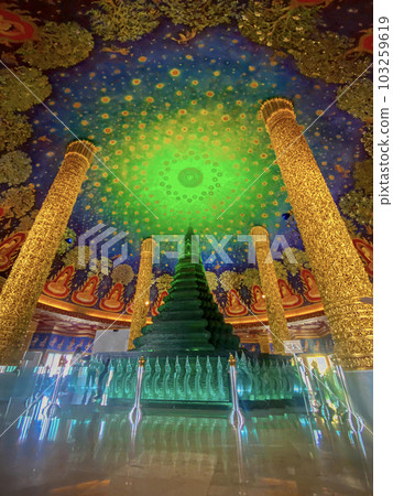 Unique Temple Wat Pak Nam Phasi Charoen in Bangkok, Thailand Unique Temple Wat Pak Nam Phasi Charoen in Bangkok, Thailand 103259619