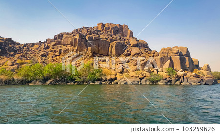 Temple of Isis at Philae Island in Aswan, Egypt 103259626