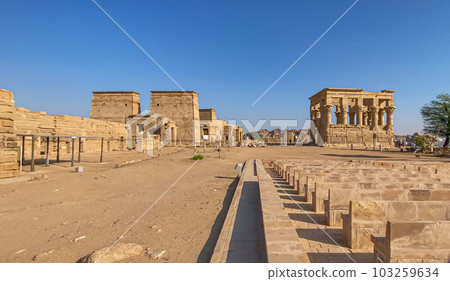 Temple of Isis at Philae Island in Aswan, Egypt 103259634