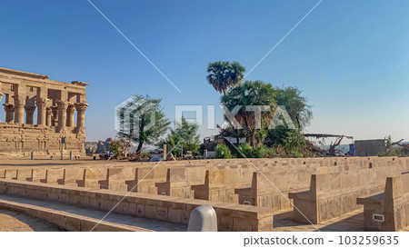 Temple of Isis at Philae Island in Aswan, Egypt 103259635