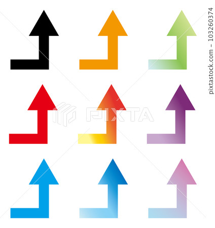 直角箭頭 103260374