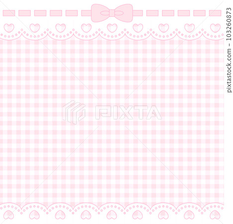 絲帶和心花邊框架 絲帶和心花邊框架 103260873