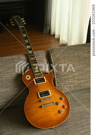 nice wooden guitar 103261068