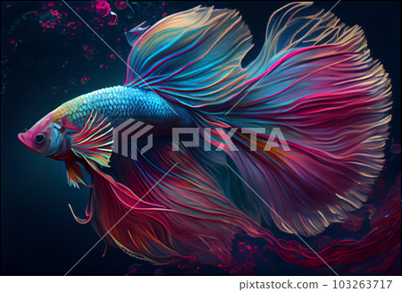 Beauty fantasy fighting fish art . Generate Ai. Beauty fantasy fighting fish art . Generate Ai. 103263717