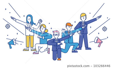 從事技術銷售職位的男性和女性 103266446