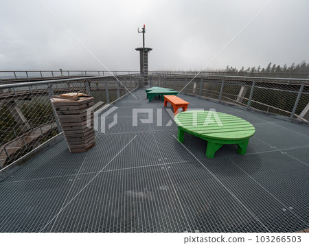Top of the Treetop walkway tower in Janske Lazne town. Top of the Treetop walkway tower in Janske Lazne town. 103266503