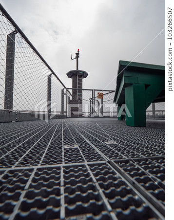 Top of the Treetop walkway tower in Janske Lazne town. 103266507