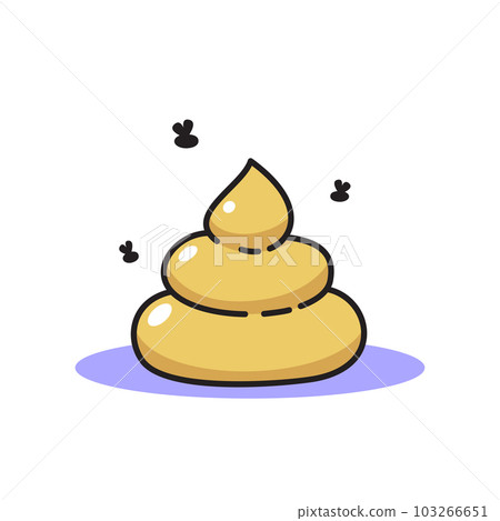 An illustration of a shit. Isolated Vector Illustration An illustration of a shit. Isolated Vector Illustration 103266651