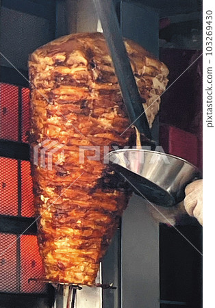 kebab meat cut kebab meat cut 103269430