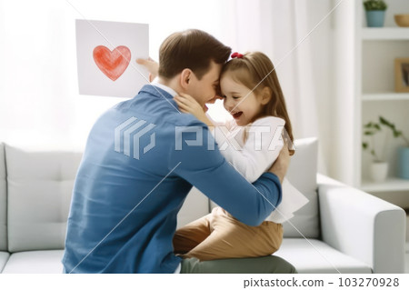 女兒慶祝父親節 女兒慶祝父親節 103270928