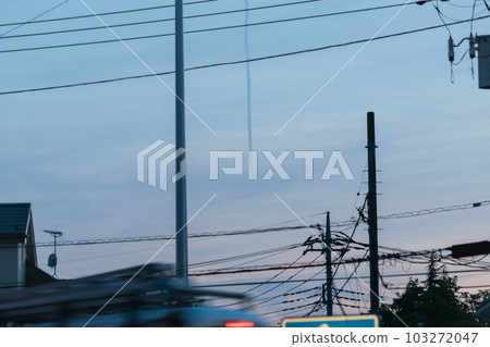 Mysterious clouds right after an earthquake called earthquake clouds 103272047