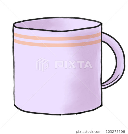 堅固的手繪馬克杯 103272306