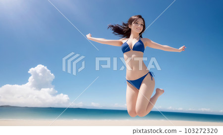 人工智能生成的圖像/跳上海灘！四 103272320