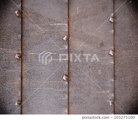 Dark red worn rusty metal texture background. 103273100