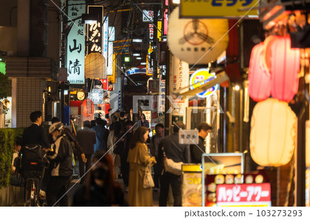 《東京》繁華的後巷酒吧區,京王中通商店街 《東京》繁華的後巷酒吧區,京王中通商店街 103273293