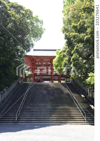 Omi Jingu Temple gate Omi Jingu Temple gate 103276641