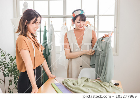 Fashion apparel stylist fashion designer color coordinator 103277969