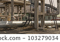 hot water pipes from the combined heat and power plant 103279034