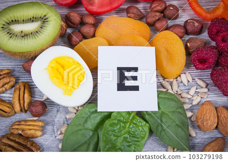 Nutritious food as source natural vitamin E and minerals. Healthy eating Nutritious food as source natural vitamin E and minerals. Healthy eating 103279198