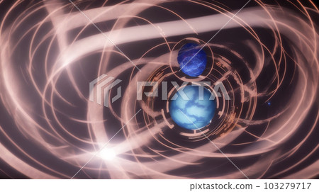 AI-generated image / stream of light in a different dimension space 20 AI-generated image / stream of light in a different dimension space 20 103279717