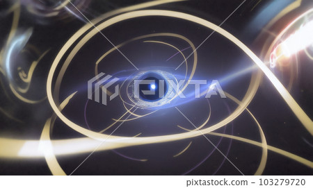 AI-generated image / stream of light in a different dimension space 22 AI-generated image / stream of light in a different dimension space 22 103279720