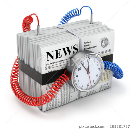 Bombastic news concept 103281757