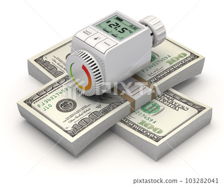 Energy saving concept with radiator thermostatic valve 103282041