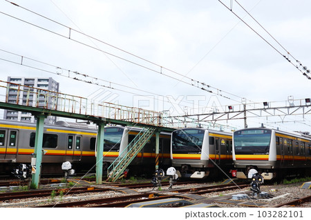 JR南部線機車車輛段鎌倉機車車輛中心中原分所 JR南部線機車車輛段鎌倉機車車輛中心中原分所 103282101