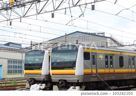 JR Nambu Line rolling stock depot Kamakura rolling stock center Nakahara branch JR Nambu Line rolling stock depot Kamakura rolling stock center Nakahara branch 103282103