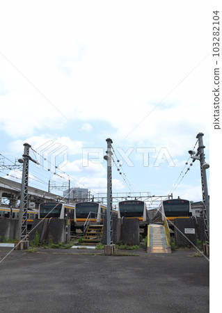 JR Nambu Line rolling stock depot Kamakura rolling stock center Nakahara branch JR Nambu Line rolling stock depot Kamakura rolling stock center Nakahara branch 103282104
