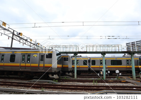 JR Nambu Line rolling stock depot Kamakura rolling stock center Nakahara branch JR Nambu Line rolling stock depot Kamakura rolling stock center Nakahara branch 103282111