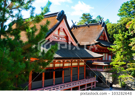Hinomisaki Shrine, Nisshingu Shrine (Shimomiya) Shrine Building 1, Izumo City, Shimane Prefecture Hinomisaki Shrine, Nisshingu Shrine (Shimomiya) Shrine Building 1, Izumo City, Shimane Prefecture 103282648