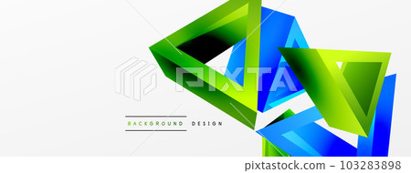 3d triangle abstract background. Basic shape technology or business concept composition. Trendy techno business template for wallpaper, banner, background or landing 3d triangle abstract background. Basic shape technology or business concept composition. Trendy techno business template for wallpaper, banner, background or landing 103283898