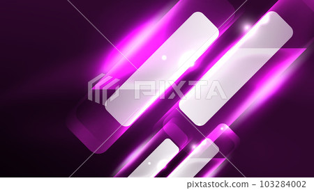 Abstract background landing page, glass geometric shapes with glowing neon light reflections, energy effect concept on glossy forms Abstract background landing page, glass geometric shapes with glowing neon light reflections, energy effect concept on glossy forms 103284002